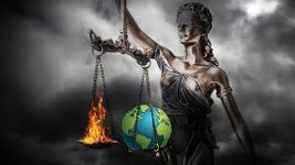 justice weighing planet and fire
