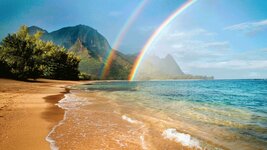 double rainbow hawaii