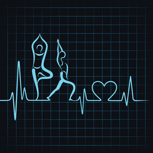 Yoga for Heart Rate Illustration